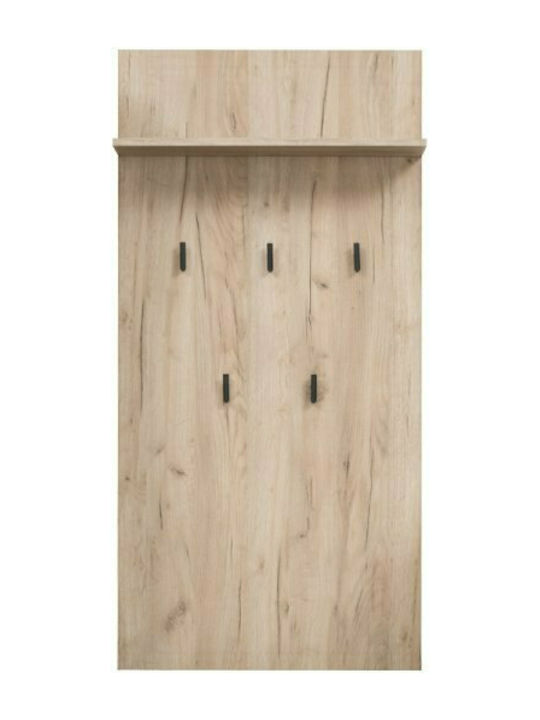 Umbria Civ Entry Furniture with Hanger Grey Oak 69x17.5x137cm