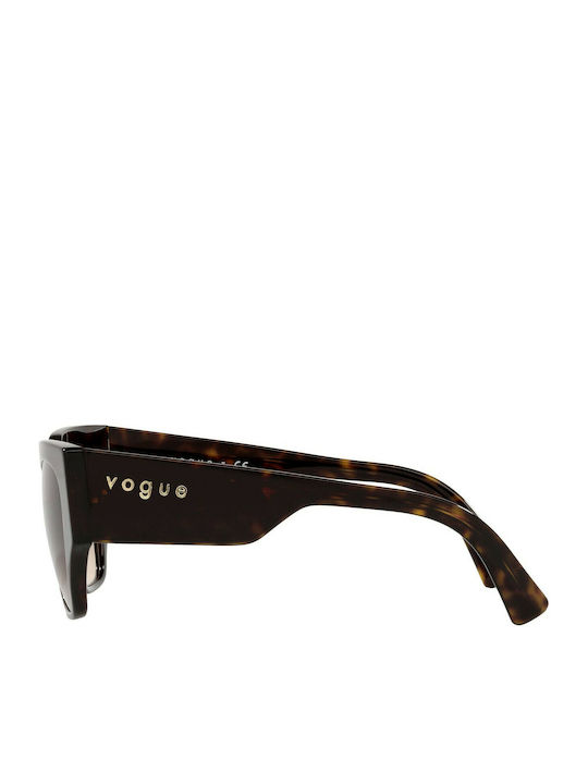 Vogue Women's Sunglasses with Brown Tartaruga Plastic Frame and Brown Lens VO5409S W65613