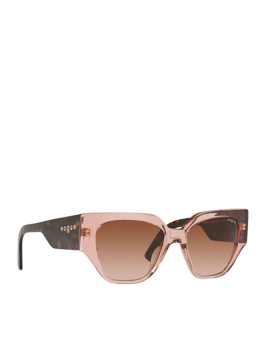 Vogue Feminini Ochelari de soare cu Roz Cadru și Maro Degrade Lentilă VO5409S 282813