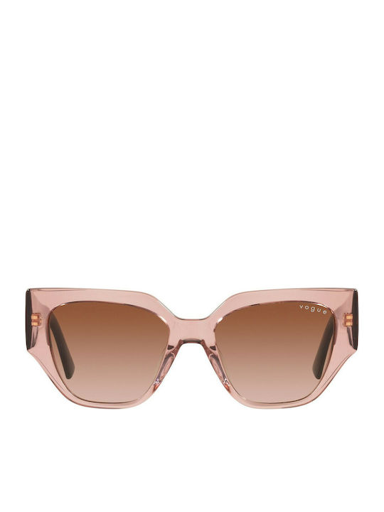 Vogue Feminini Ochelari de soare cu Roz Cadru și Maro Degrade Lentilă VO5409S 282813