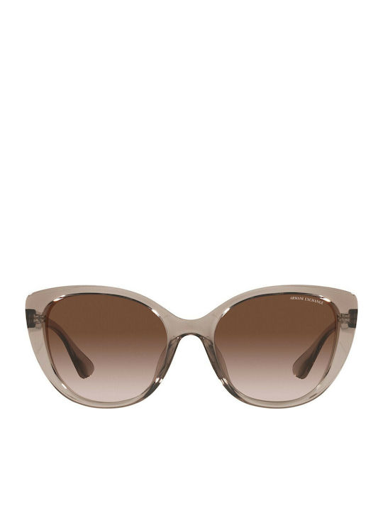 Armani Exchange Women's Sunglasses with Gray Plastic Frame and Gray Gradient Lens AX4111SU 824013