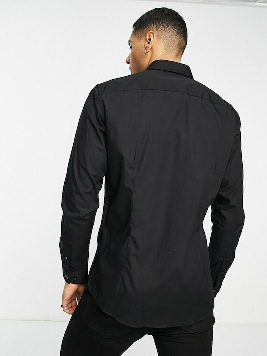 Jack & Jones Πουκάμισο Μαύρο
