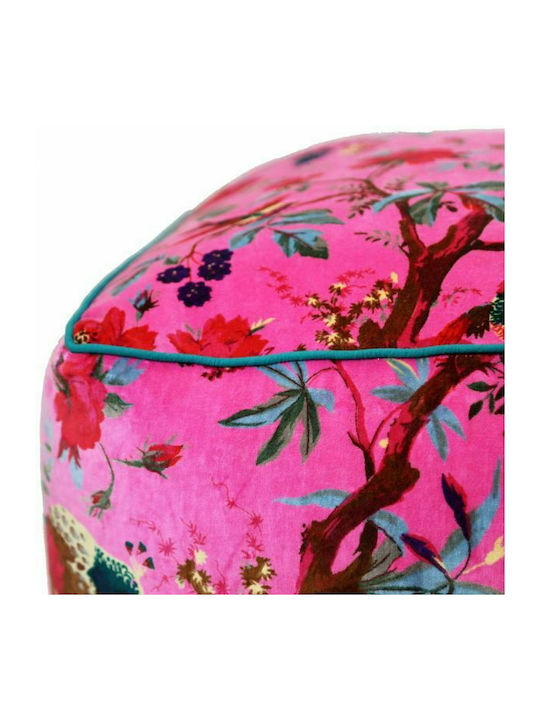 Bean Bag Bolster Poof Fuchsia 60x60x30cm