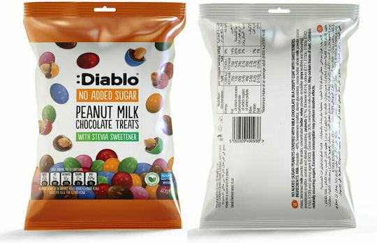 Diablo Filled Dragees with Peanut with Stevia 40gr