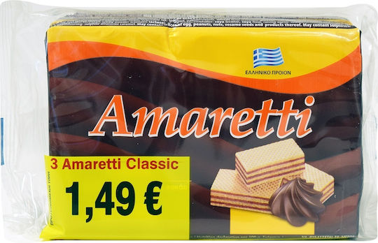 Amaretti Wafer Milk with Cocoa Cream 68gr 3pcs