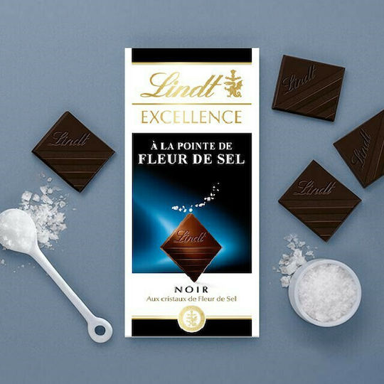 Lindt Excellence Chocolate Dark with Sea Salt 100gr