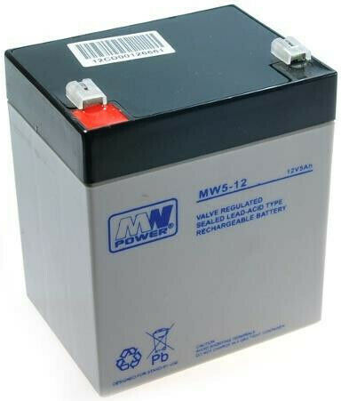 MW Power MW 5-12L Μπαταρία UPS με Χωρητικότητα 5Ah και Τάση 12V 1τμχ