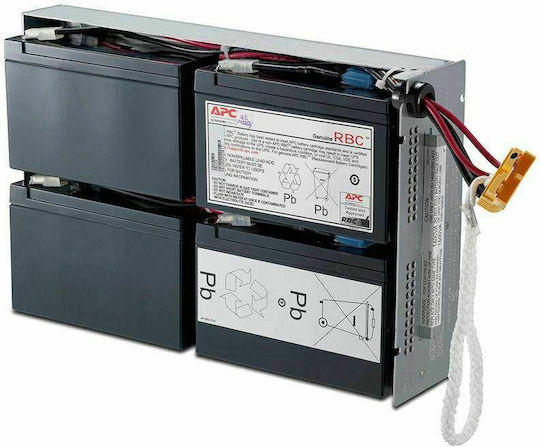 APC Replacement Cartridge 24 UPS Battery with Capacity 9Ah and Voltage 12V 1pcs