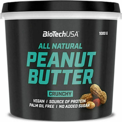 Biotech USA Φυστικοβούτυρο Τραγανό Peanut Butter Crunchy 1000gr