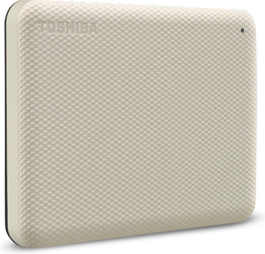 Toshiba Canvio Advance 2020 USB 3.0 Εξωτερικός HDD 2TB 2.5" Μπεζ