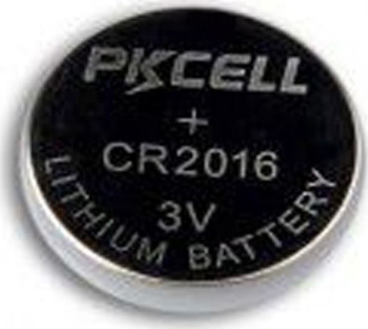 Pkcell Batterien Lithium für Uhren CR2016 3V 2Stück