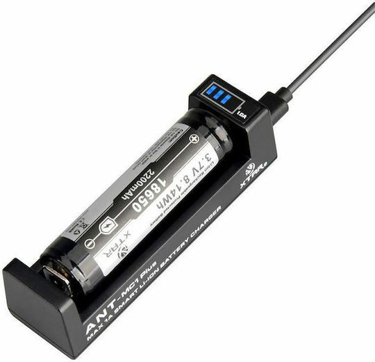 XTAR MC1 Plus USB Charger Batteries Li-ion Size 18650/16340/26650/14500