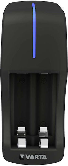 Varta Mini Charger 2 Batterien Ni-Cd/Ni-MH Größe AA/AAA Set mit 2x AA 2100mAh