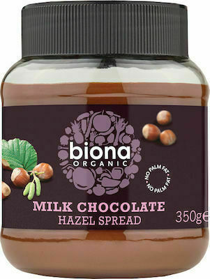 Biona Organic Praline Spread Επάλειμμα Σοκολάτας Γάλακτος with Hazelnut 350gr