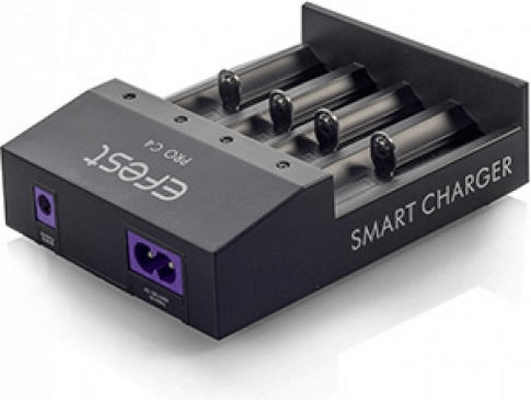 Efest PRO C4 USB Φορτιστής 4 Μπαταριών Li-ion Μεγέθους 18650