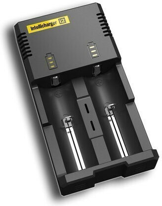 NiteCore i2 Φορτιστής 2 Μπαταριών Li-ion/Ni-Cd/Ni-MH Μεγέθους AA/AAA/18650/16340