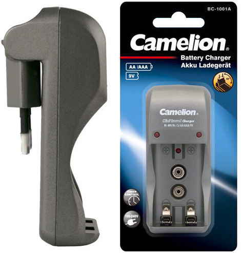 Camelion BC-1001A Φορτιστής 2 Μπαταριών Ni-MH Μεγέθους AA/AAA