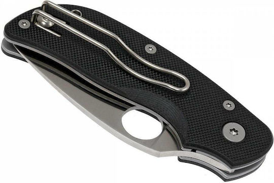 Spyderco Cat G-10 PLN Джобно ножче Черен в Калъф