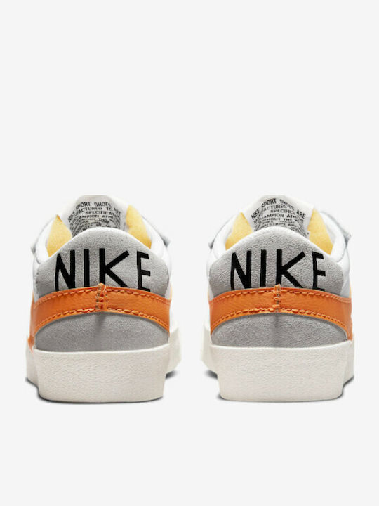 Blazer Low '77 Jumbo Pentru Bărbați Adidași Albi / Alpha Orange / Grey Fog