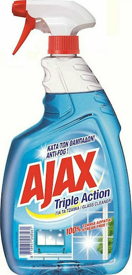 Ajax Triple Action Καθαριστικό Spray Τζαμιών 750ml