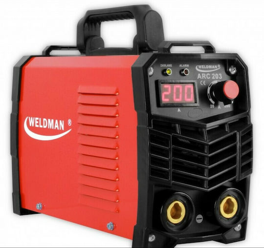 Weldman Weldman ARC-203 Електрожен Inverter ММА с Максимален Ток на Заваряване 200Спецификация и Работен Цикъл 60%
