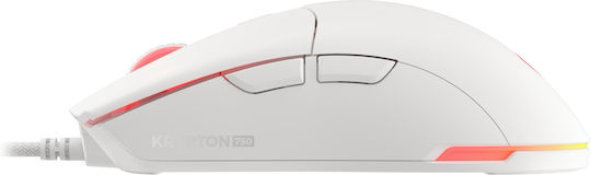 Genesis Krypton 750 RGB Gaming Mouse 8000 DPI White
