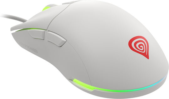 Genesis Krypton 750 RGB Gaming Mouse 8000 DPI White