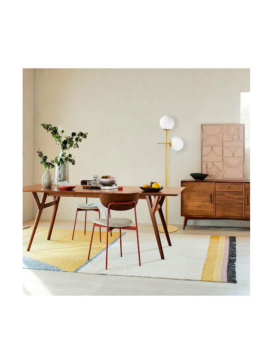 Mudoni Floor Lamp H174xW34cm. with Socket for Bulb E27 Gold