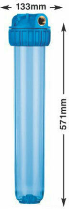 Atlas Filtri Master Plus 3P BFO SX AS Wasserfiltrationssystem Zentrale Versorgung / Unter der Spüle Durchmesser 1'' 19003