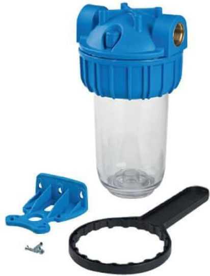 Atlas Filtri Medium Duplex Plus 3P AFO SX TS Water Filtration System Double Central Supply Micron 3/4''