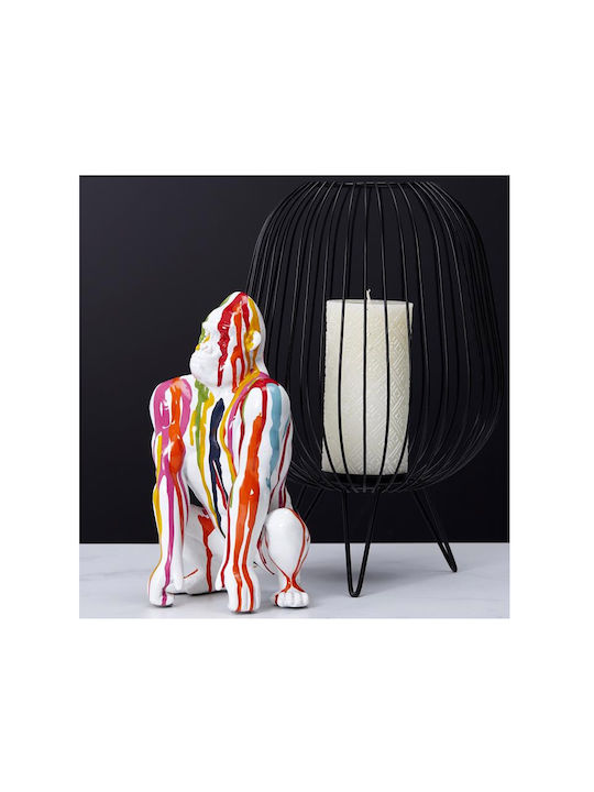The Home Deco Factory Декоративна Monkey от Полирезин 14.5x14x24см 1бр