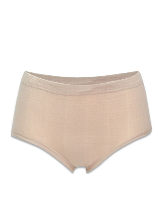 High-waisted Women's Boxer Beige