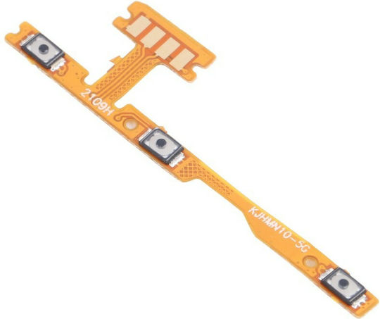 Καλωδιοταινία με Πλήκτρο On / Off & Έντασης για Redmi Note 10 5G
