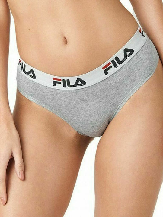 Urban Brief Βαμβακερό Γυναικείο Slip Γκρι