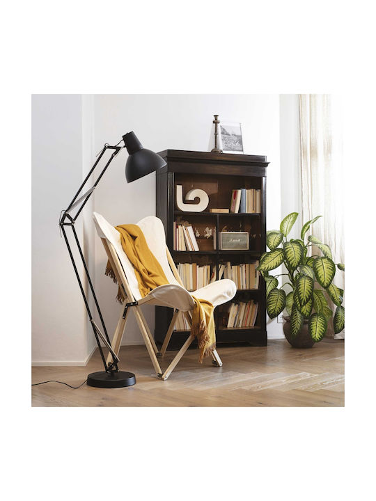 Ideal Lux Wally PT1 Floor Lamp H160cm. Black Ideal Lux Wally PT1 Floor Lamp H160cm. Black