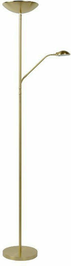 Lucide Lightning Zenith LED Лампа за под В180см. Златист Lucide Lightning Zenith LED Лампа за под В180см. Златист