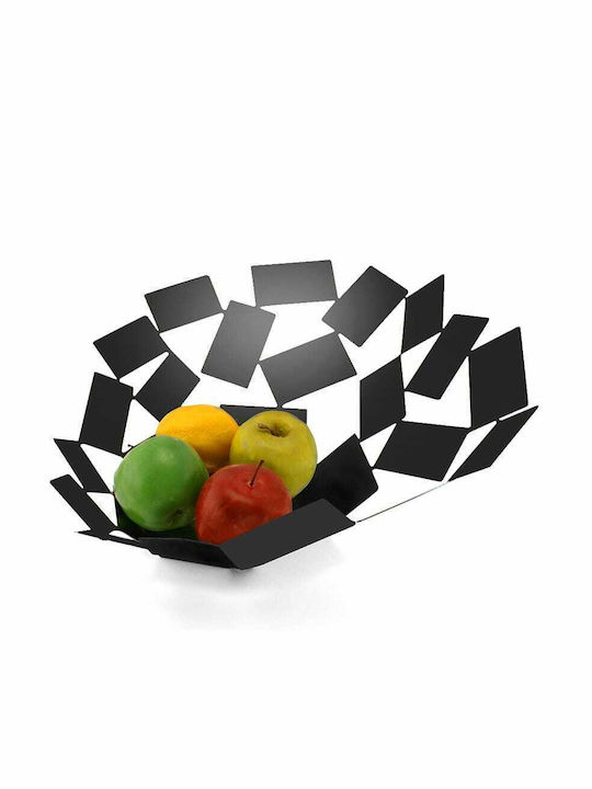 Alessi La Stanza Dello Scirocco Fruit Bowl Metallic Black 41x37x15cm