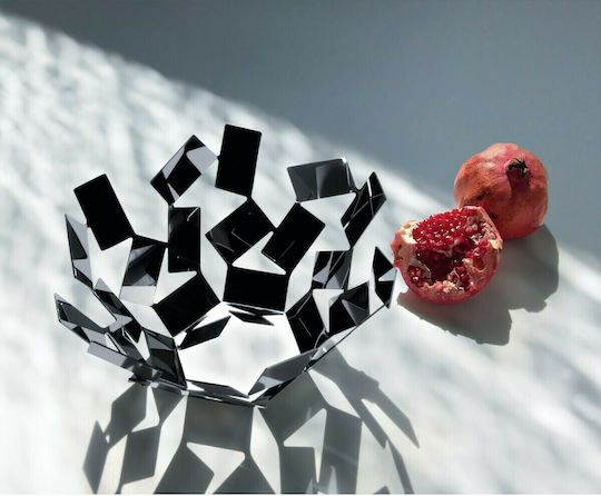 Alessi La Stanza Dello Scirocco Fruit Bowl Inox Silver 27.3x27.3x13cm