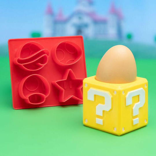 Paladone Super Mario Question Block Αυγοθήκη Πλαστική Κίτρινη