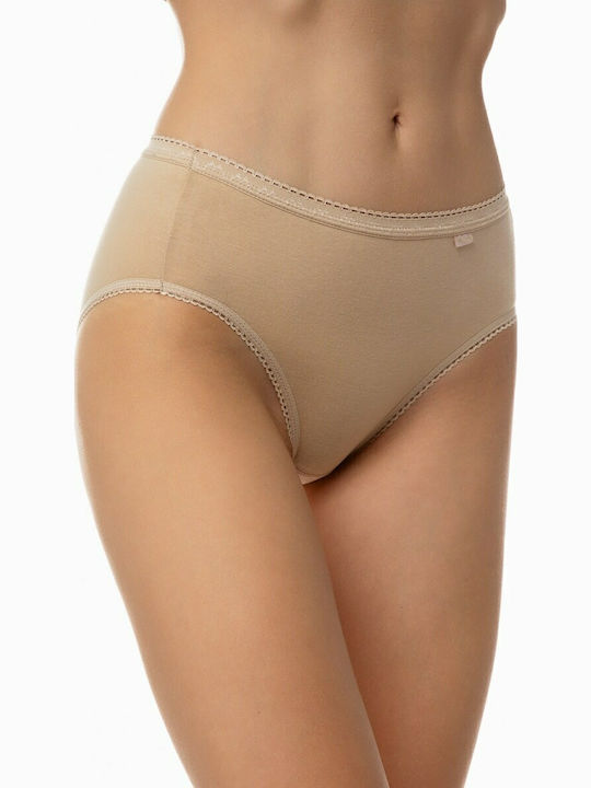 Βαμβακερά Women's Slip 2Pack Beige