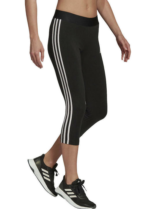 adidas 3 Stripes Training Leggings Black