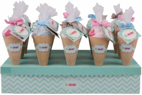 Minene Babytuch Tuch Ice Cream Cone White