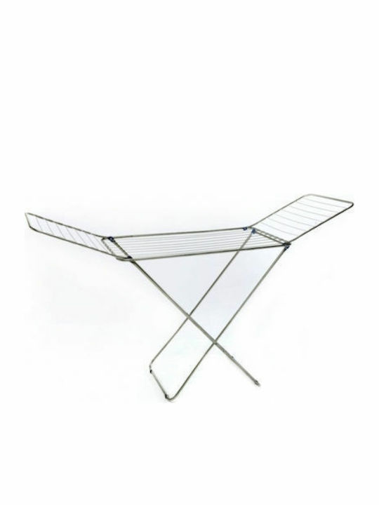 Sidirela Aluminum Folding Floor Clothes Drying Rack with Hanging Length 18m
