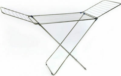 Sidirela Aluminum Folding Floor Clothes Drying Rack with Hanging Length 18m