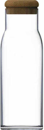 Luminarc Flasche Wasser Glas mit Korken Transparent 1000ml