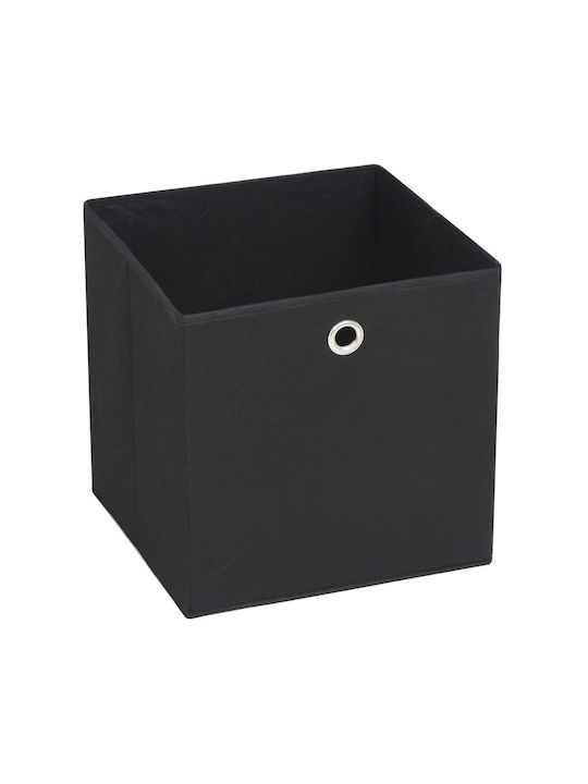 vidaXL vidaXL Kunststoff Aufbewahrungsbox mit Deckel Schwarz 28x28x28cm 10 Stück