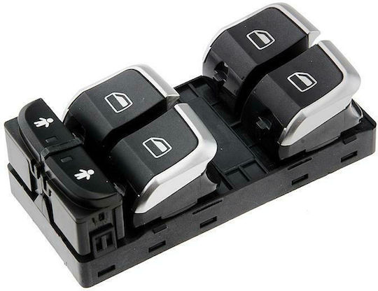Mcar Car Window Switch for Audi A6 / A7 / Q3 10pin Black