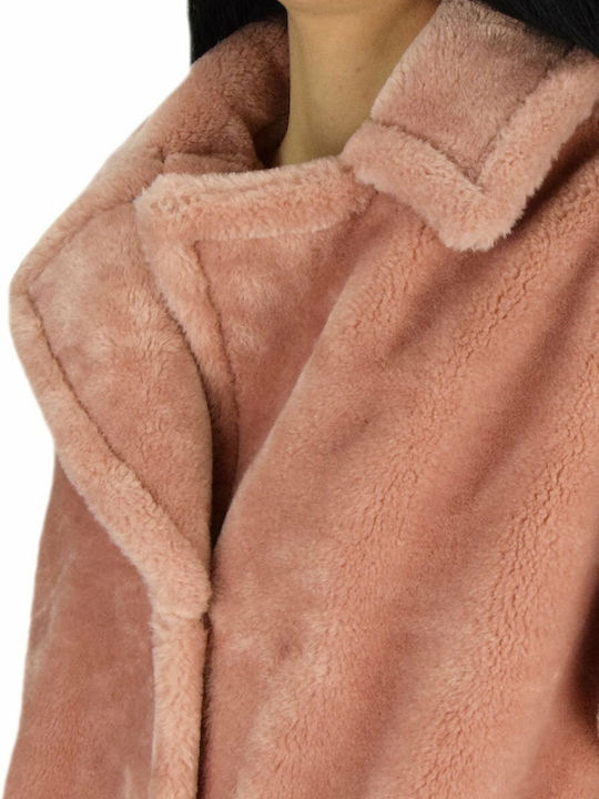 Frauen Pelz Rosa