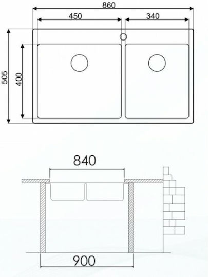 Excel Victoria 720CMS280 Ένθετος Αριστερός Inox Σατινέ Μ86xΠ50.5cm Ασημί Excel Victoria 720CMS280 Ένθετος Αριστερός Inox Σατινέ Μ86xΠ50.5cm Ασημί