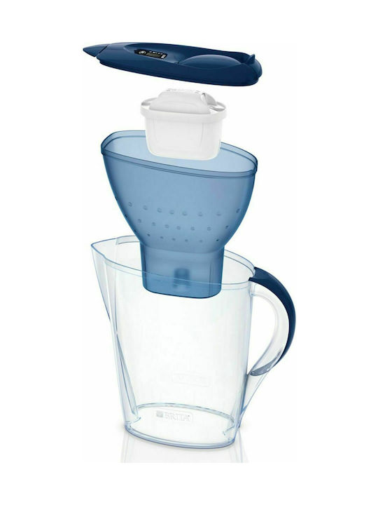 Brita Marella Plastic Jug Blue with 12 Replacement Filters Maxtra+ 2400ml